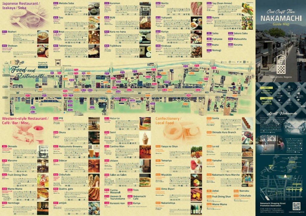 Matsumoto travel map