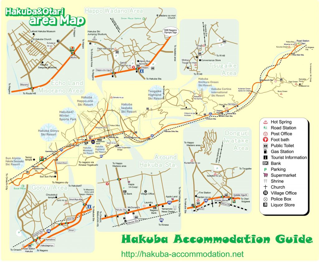 hakuba village map