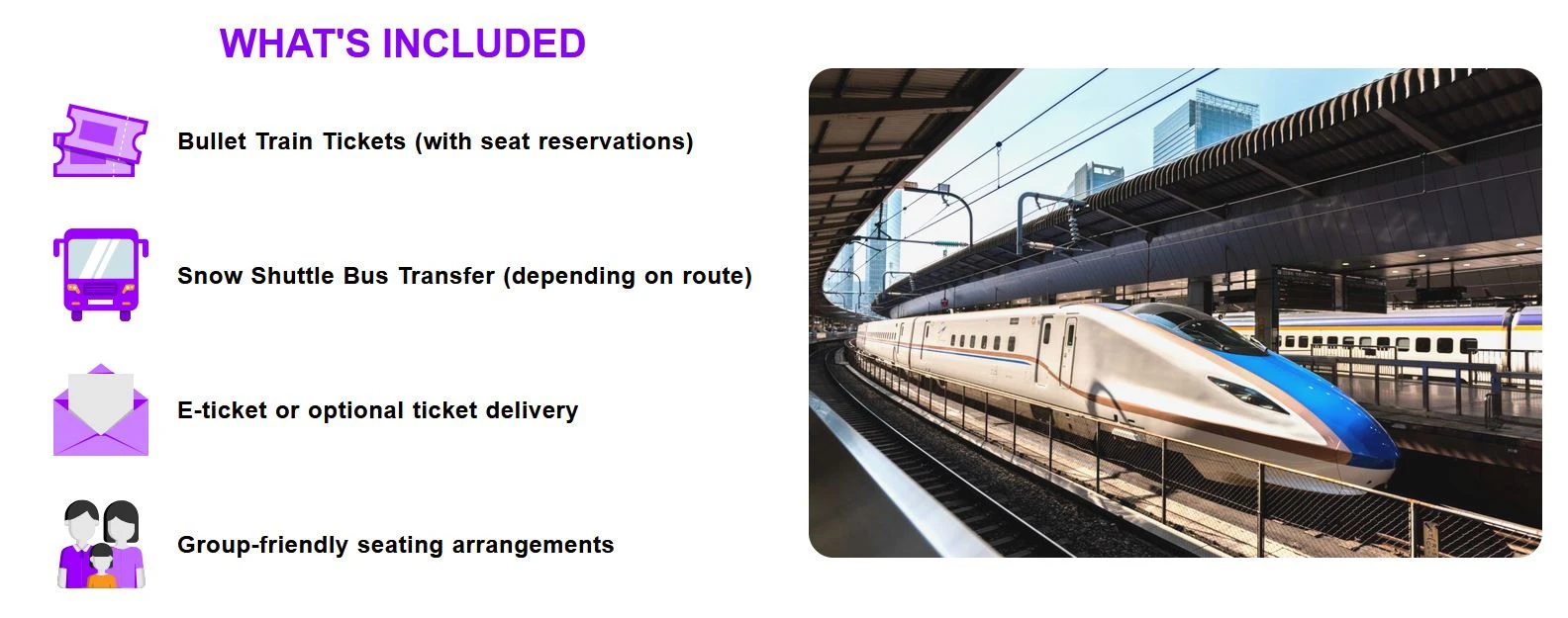 bullet train snow shuttle Shiga Kogen, Book Shiga Kogen Shuttle Bus